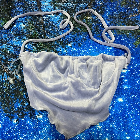 NWT Dolls Kill New Pink Lavender Can't Even Crop Top Skirt Set Size L Purple - Picture 3 of 9